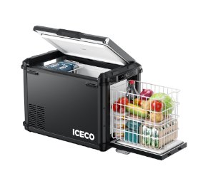 ICECO VL45 PLUS First 3-Way Access Portable Freezer – מקרר מקפיא נייד 42 ליטר עם מדחס SECOP גרמני 5 שנים אחריות